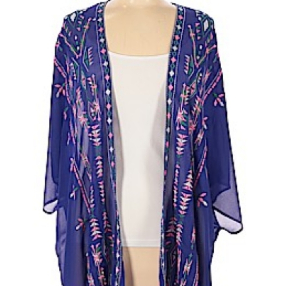 LUSH kimono swim cover up